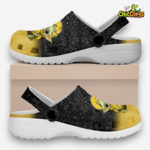 Baby Yoda And Iowa Hawkeyes NCAA Sport Classic Crocs For Men, Women, Kids - Image 1
