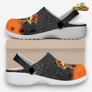 Baby Yoda And Oklahoma State Cowboys NCAA Sport Classic Crocs For Men, Women, Kids - Image 1