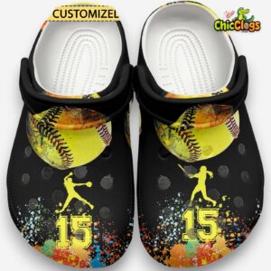 Baseball Artwork Classic Crocs For Men, Women, Kids - Image 1