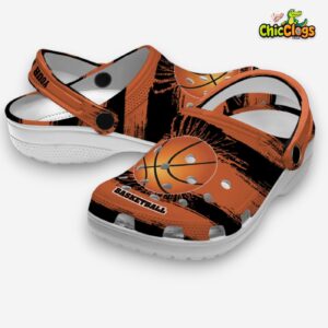 Basketball Print Crocs Clogs - Fun and Stylish Footwear for Fans - Image 2