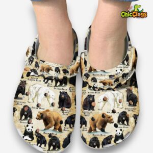 Bears Of The World Classic Crocs For Men, Women, Kids - Image 3
