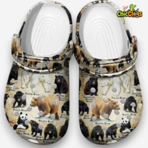 Bears Of The World Classic Crocs For Men, Women, Kids - Image 6