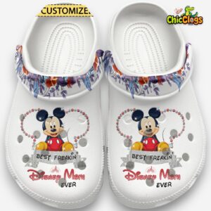 Best Disney Mom Ever Disney Cartoon Classic Crocs For Men, Women, Kids - Image 2