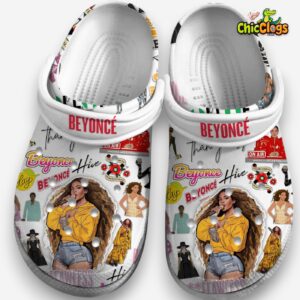 Beyonce Singer Music Classic Crocs For Men, Women, Kids - Image 1