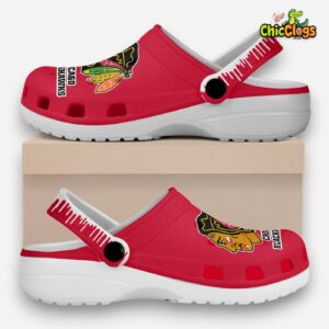 Chicago Blackhawks NHL Sport Classic Crocs For Men, Women, Kids - Image 1