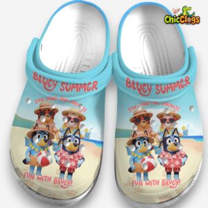 Bluey Cartoon Classic Crocs For Men, Women, Kids - Image 1