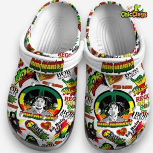 Bob Marley Music Classic Crocs For Men, Women, Kids - Image 3