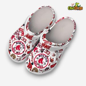 Boston Red Sox Classic Crocs - MLB Team Design Footwear for Fans - Image 2