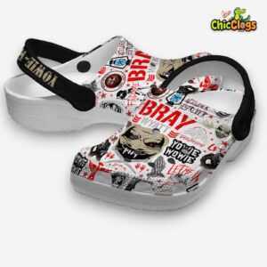 Bray Wyatt WWE Printed Design Crocs Clogs - Unique Pattern Footwear - Image 1