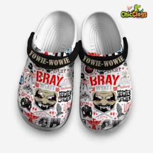 Bray Wyatt WWE Printed Design Crocs Clogs - Unique Pattern Footwear - Image 3