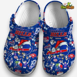 Buffalo Bills NFL Sport Classic Crocs For Men, Women, Kids - Image 3