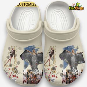Céline Dion Music Classic Crocs For Men, Women, Kids - Image 1