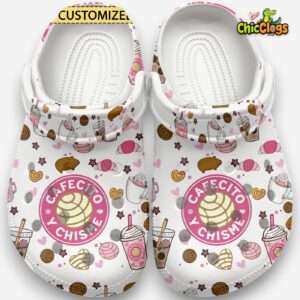 Cafecito Y Chisme Drinks Classic Crocs For Men, Women, Kids - Image 1