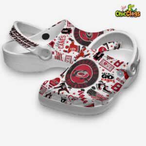 Carolina Hurricanes Printed Design Crocs Clogs - NHL Team Style Footwear - Image 1