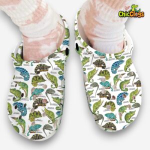 Chameleons Of The World Classic Crocs For Men, Women, Kids - Image 2