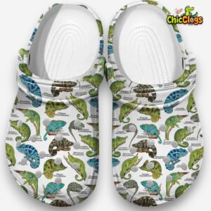 Chameleons Of The World Classic Crocs For Men, Women, Kids - Image 3