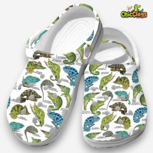 Chameleons Of The World Classic Crocs For Men, Women, Kids - Image 4