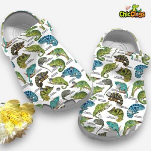 Chameleons Of The World Classic Crocs For Men, Women, Kids - Image 7