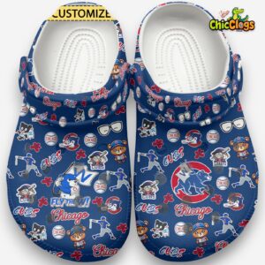 Chicago Cubs MLB Sport Classic Crocs For Men, Women, Kids - Image 2