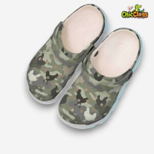 Chicken Camo Crocband Clogs - Image 1