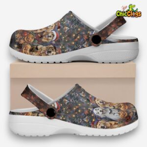 Christmas Dogs Classic Crocs For Men, Women, Kids - Image 2