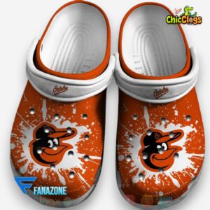 Classic Baltimore Orioles Crocs - MLB Team Printed Design Footwear - Image 1