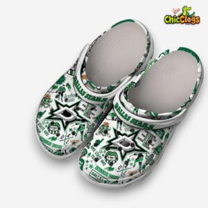 Classic Dallas Stars NHL Crocs - Ice Hockey Team Printed Design - Image 2