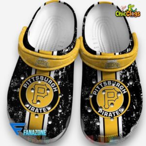 Classic Pittsburgh Pirates MLB Crocs with Bold Team Design - Image 1
