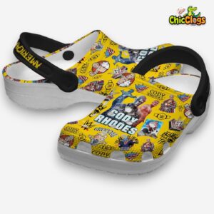 “Cody Rhodes WWE Printed Design Crocs - Unique Clogs for Fans” - Image 2