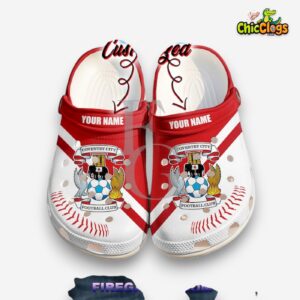Coventry FC Printed Pattern Clogs - Stylish & Unique Crocs Footwear - Image 1