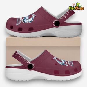 Colorado Avalanche NHL Sport Classic Crocs For Men, Women, Kids - Image 1