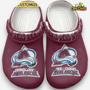 Colorado Avalanche NHL Sport Classic Crocs For Men, Women, Kids - Image 2