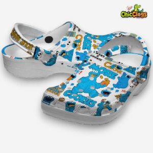 Cookie Monster TV Series Classic Crocs For Men, Women, Kids - Image 2