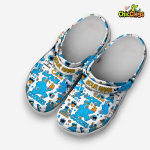 Cookie Monster TV Series Classic Crocs For Men, Women, Kids - Image 3