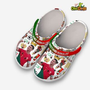 CR7 Classic Crocs Shoes - Cristiano Ronaldo Printed Design Style - Image 5