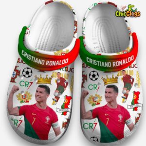 CR7 Classic Crocs Shoes - Cristiano Ronaldo Printed Design Style - Image 6
