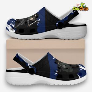 Levi Attack On Titan Anime Crocs For Kids And Adults - Image 1