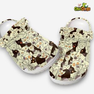Cute Cats Classic Crocs For Men, Women, Kids - Image 4