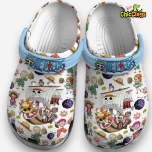 One Piece Anime Characters Cute Crocs For Kids And Adults - Image 3