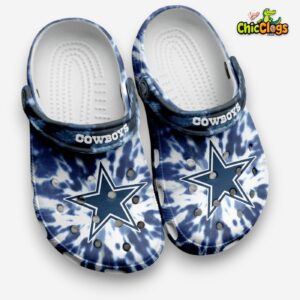Dallas Cowboys Football Crocs Clogs - Comfortable Unisex Footwear for Fans - Image 1