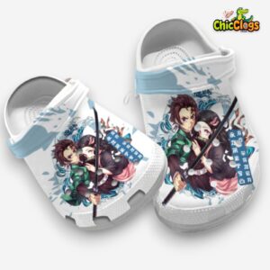 Demon Slayer Tanjiro and Nezuko Anime Crocs - Image 3