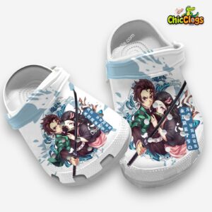 Demon Slayer Tanjiro and Nezuko Anime Crocs - Image 4