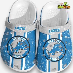 Detroit Lions Crocs - Comfortable Clogs for NFL Fans - Unisex Footwear - Image 1