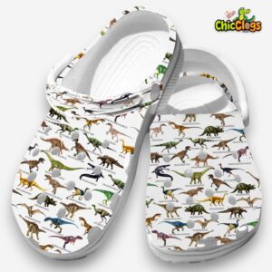 Dinosaurs Of The World Classic Crocs For Men, Women, Kids - Image 3