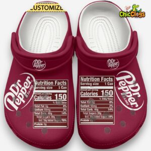 Dr Pepper Drinks Classic Crocs For Men, Women, Kids - Image 2