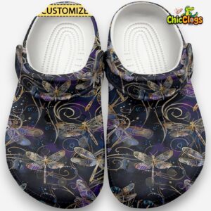 Dragonfly Animal Classic Crocs For Men, Women, Kids - Image 2