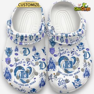 Duke Blue Devils NCAA Sport Classic Crocs For Men, Women, Kids - Image 2