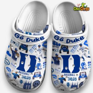 Duke Blue Devils Printed Pattern Crocs Clogs - Stylish NCAA Footwear - Image 3