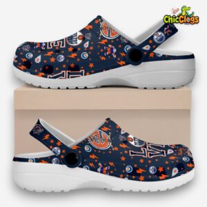 Edmonton Oilers NHL Sport Classic Crocs For Men, Women, Kids - Image 1