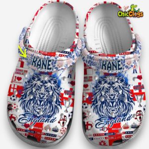 England National Football Team Printed Classic Crocs Shoes for Fans - Image 2